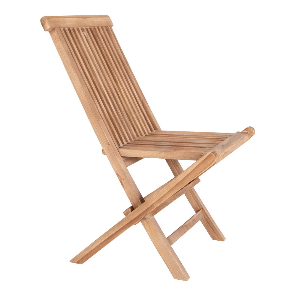 Toledo Spisebordstol, teak, natur – sæt af 2 - Billede 3