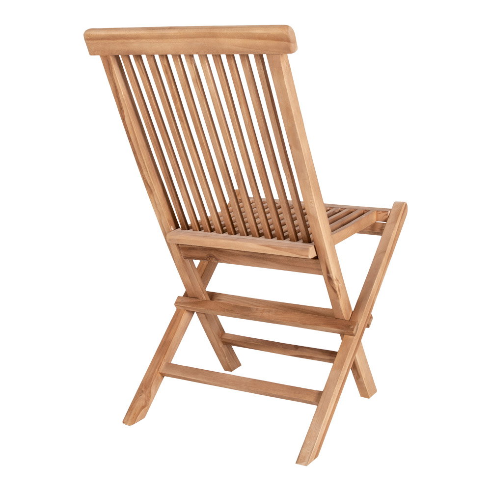 Toledo Spisebordstol, teak, natur – sæt af 2 - Billede 4