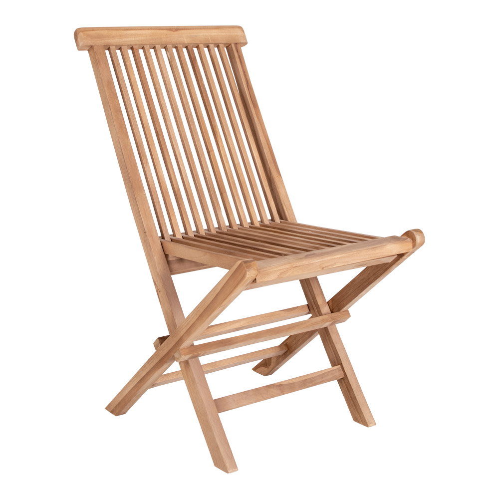 Toledo Spisebordstol, teak, natur – sæt af 2
