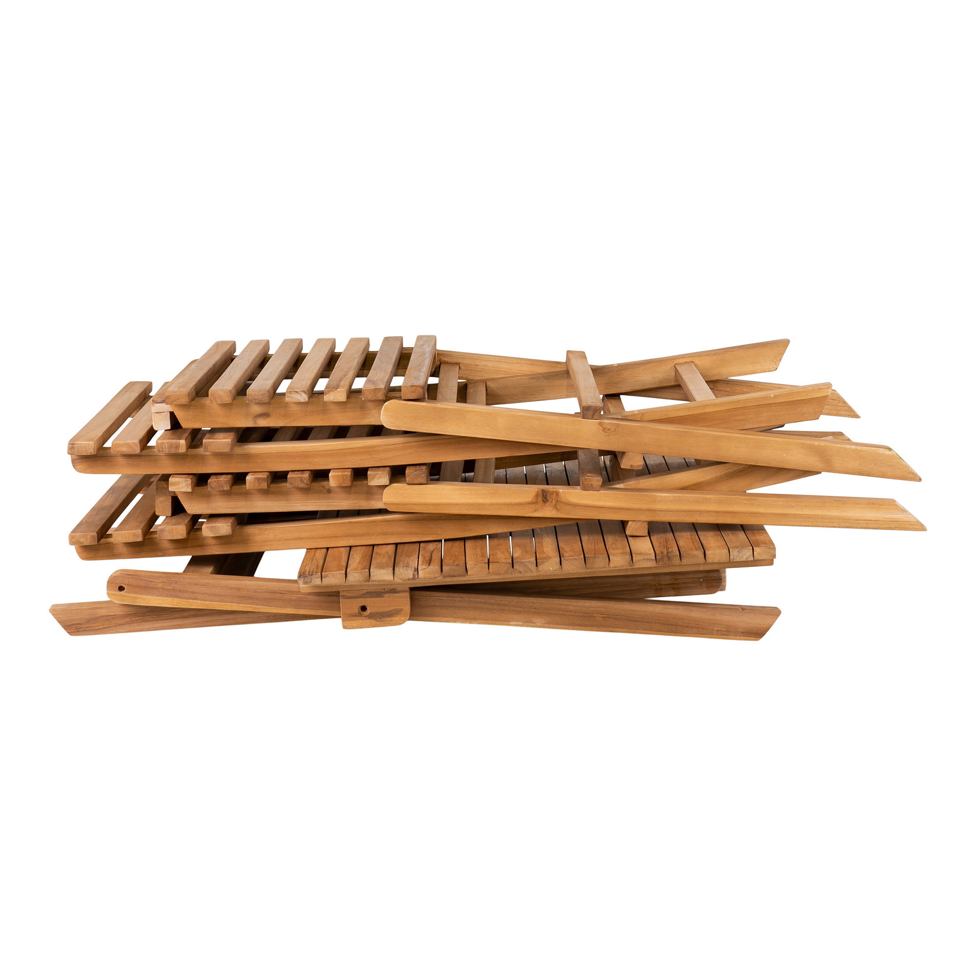 Cuenca Cafésæt, 2 stole og 1 bord, teak, natur - Billede 3