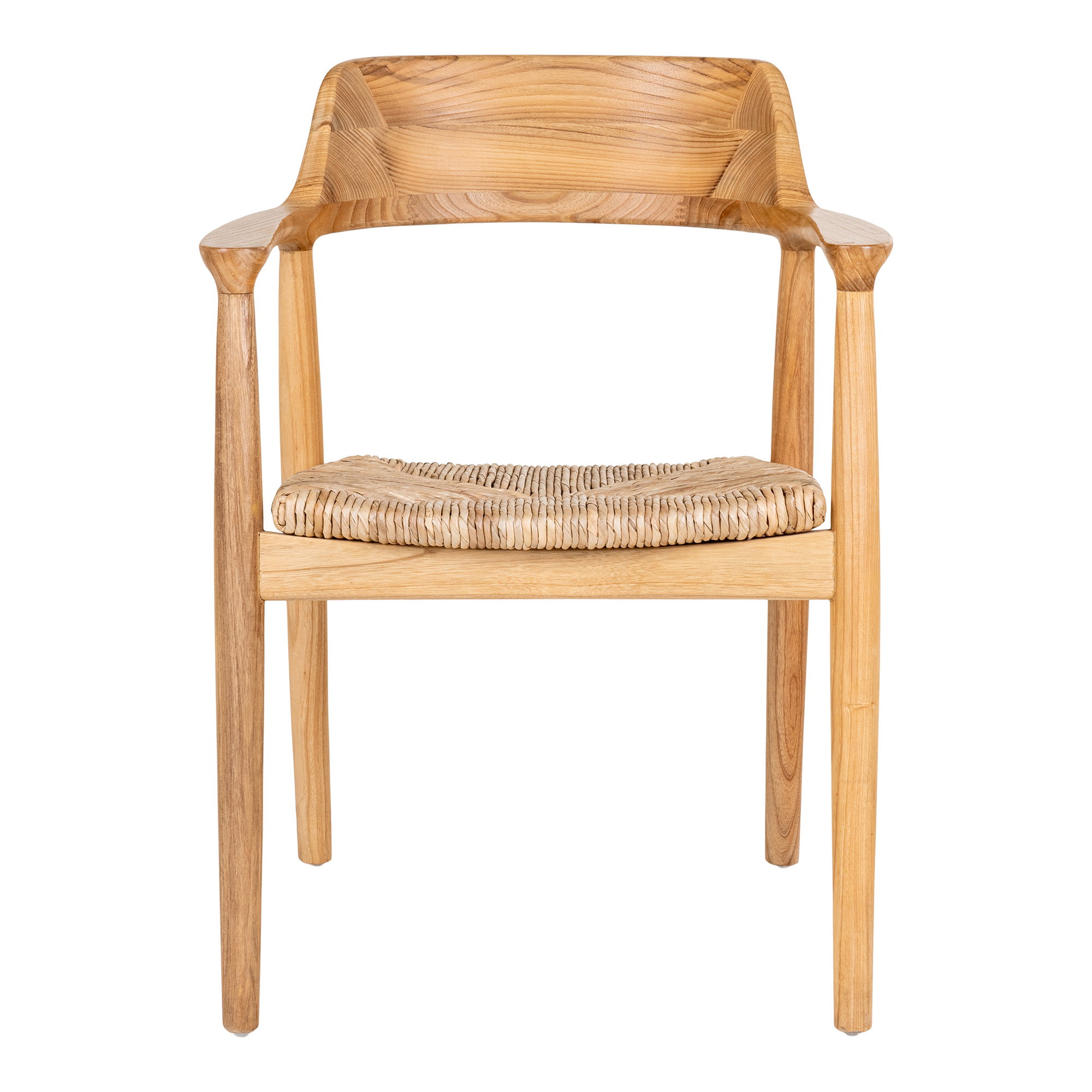 Getafe Spisebordsstol, sungkai træ, natur, 58x56x78 cm – sæt af 2 - Billede 2