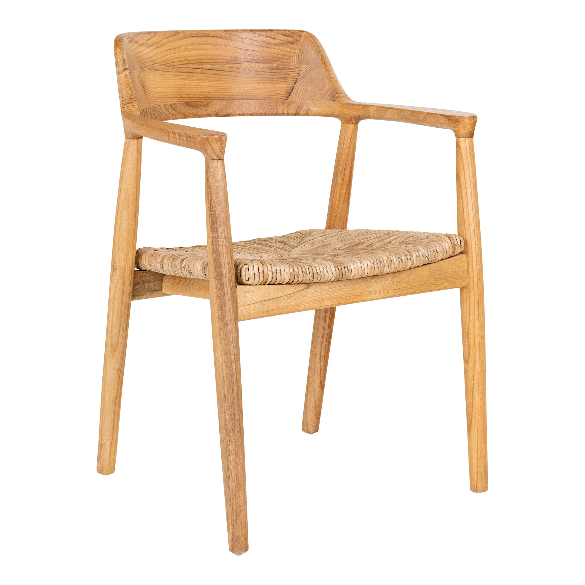 Getafe Spisebordsstol, sungkai træ, natur, 58x56x78 cm – sæt af 2