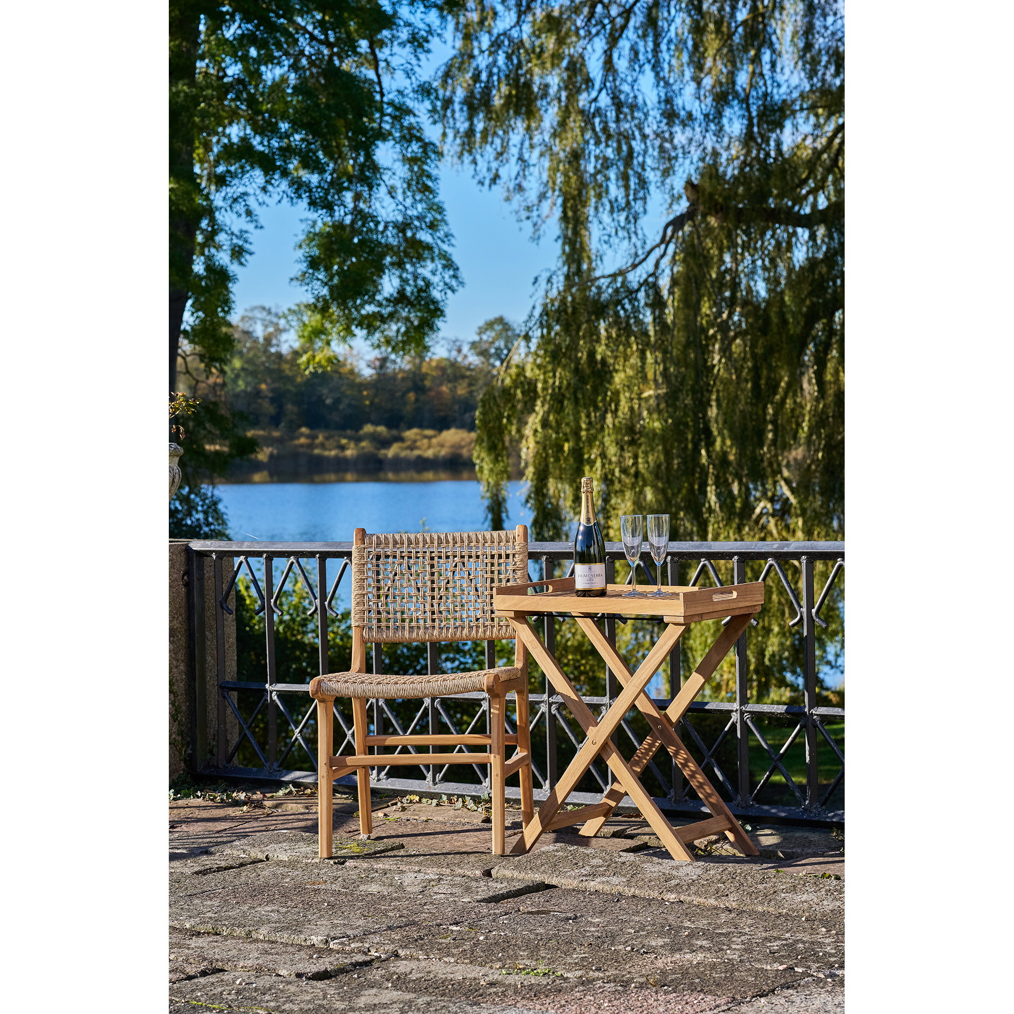 Derby Spisebordsstol, teak, natur – sæt af 2 - Billede 10