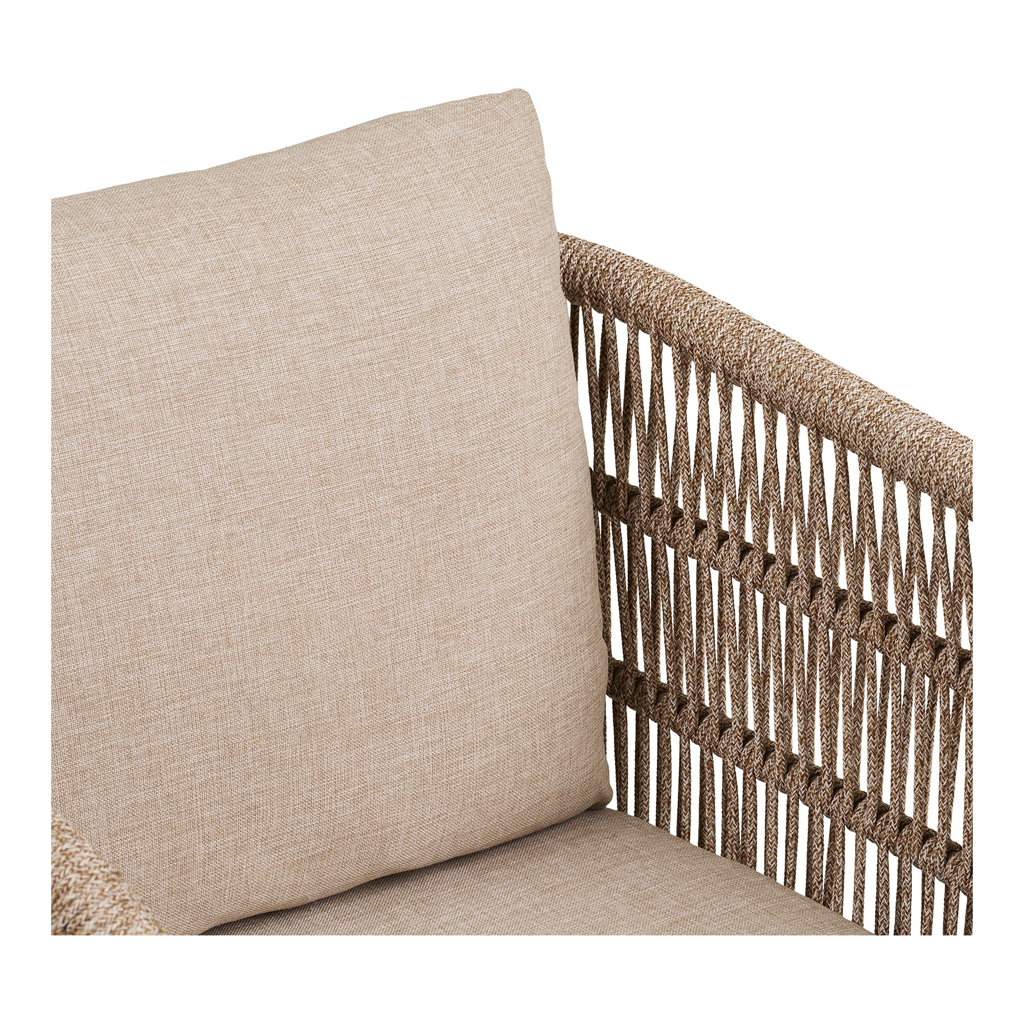 Terracina Spisebordsstol, akacie, beige, inkl. hynde – sæt af 2 - Billede 7