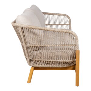 Terracina Loungesofa, akacie, beige, inkl. hynde - Billede 3