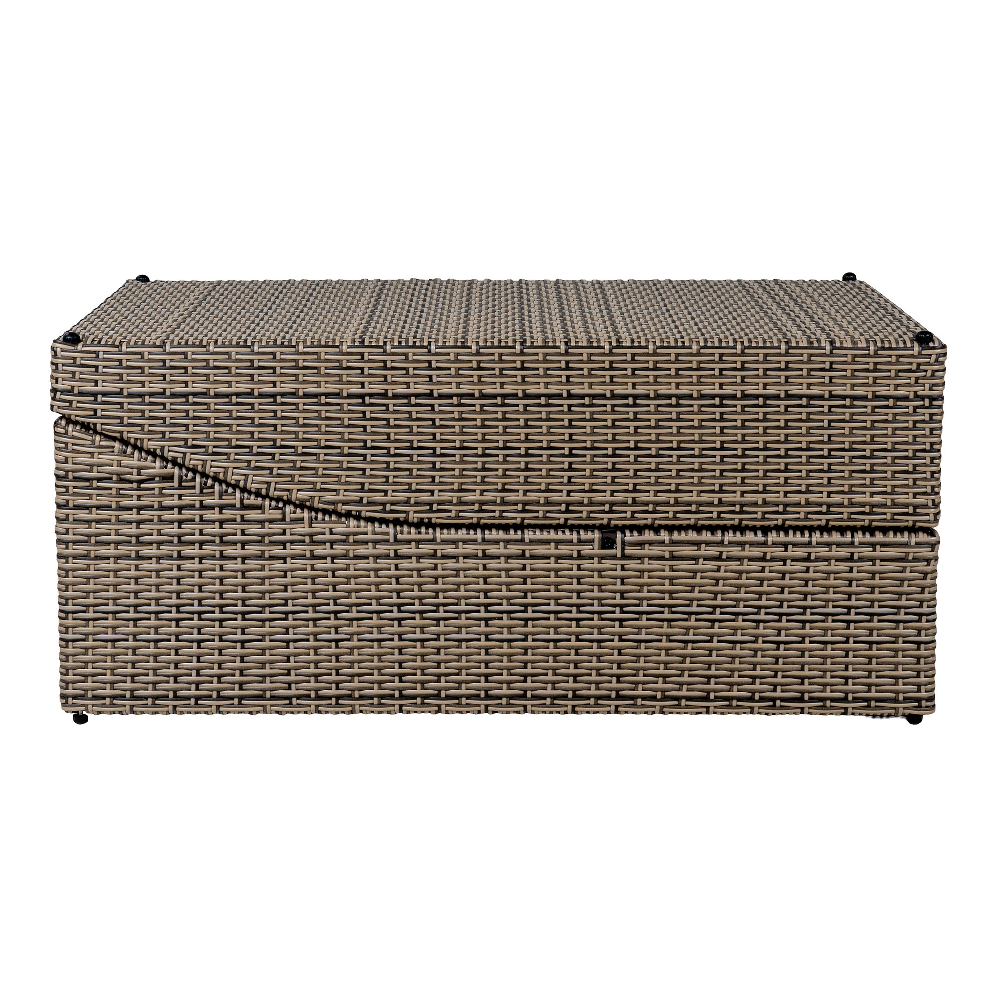 Split Solseng, polyrattan, kubu grå, inkl. hynde - Billede 4