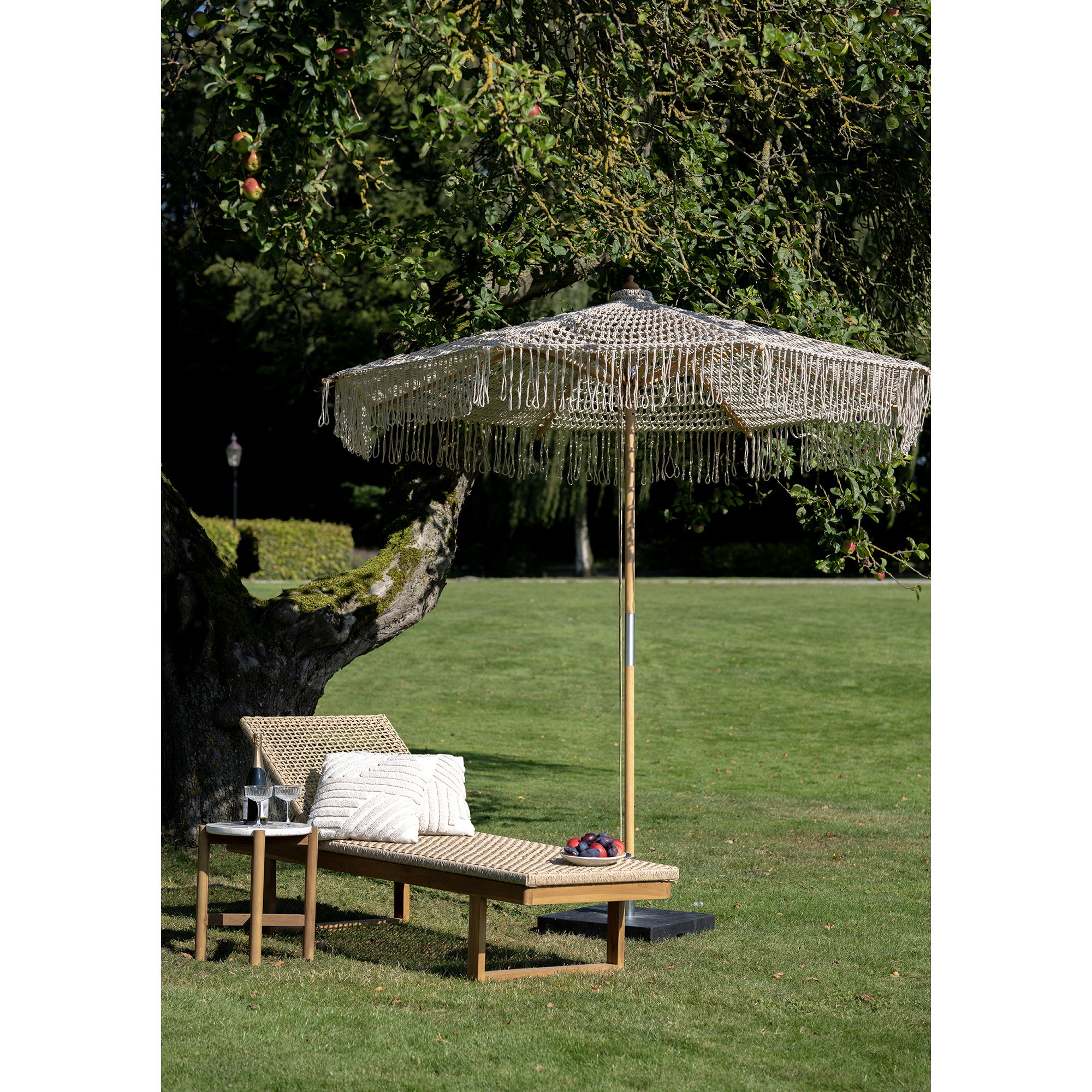 Derby Solseng, teak/polyrattan, natur - Billede 7