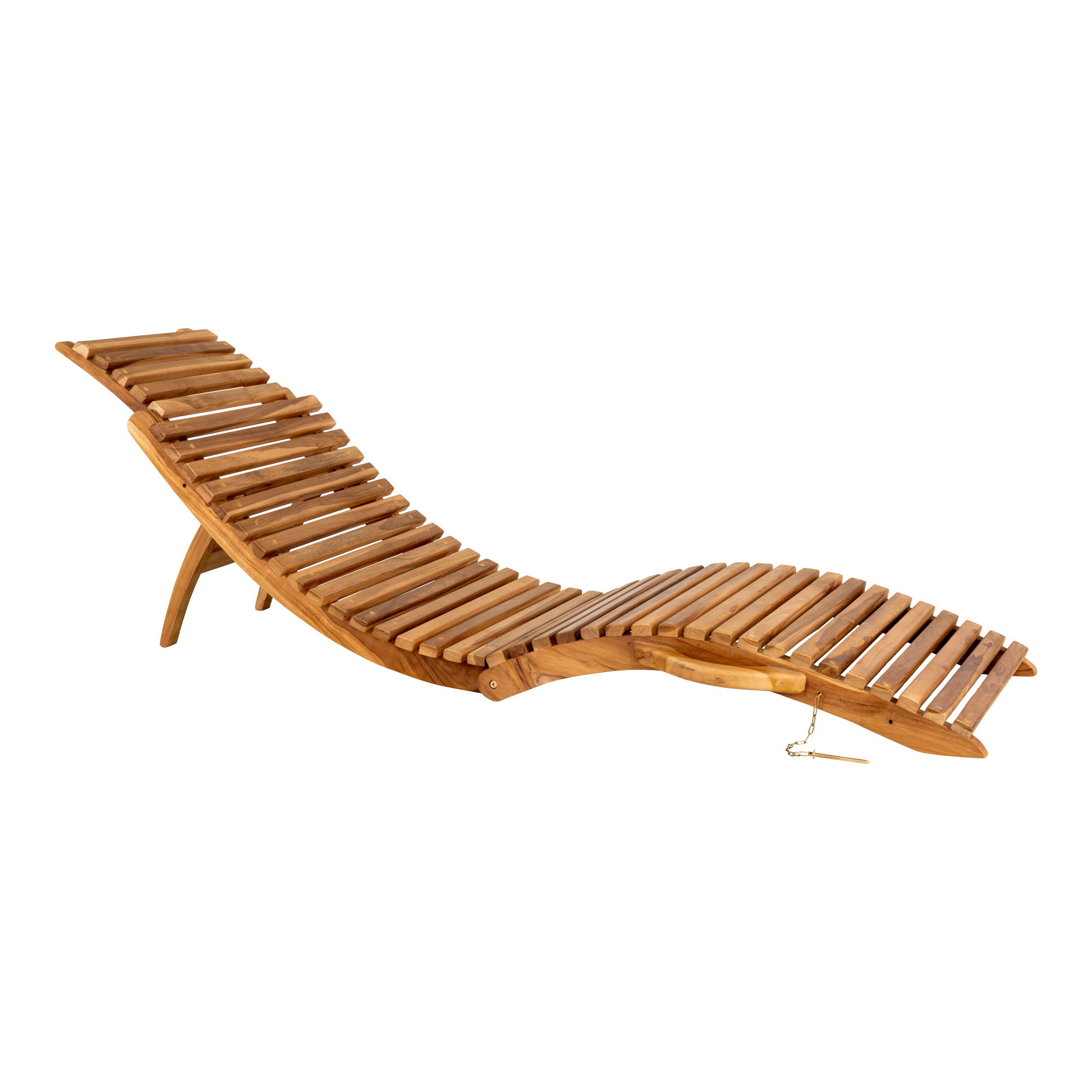 Arrieta Liggestol, teak, natur - Billede 2