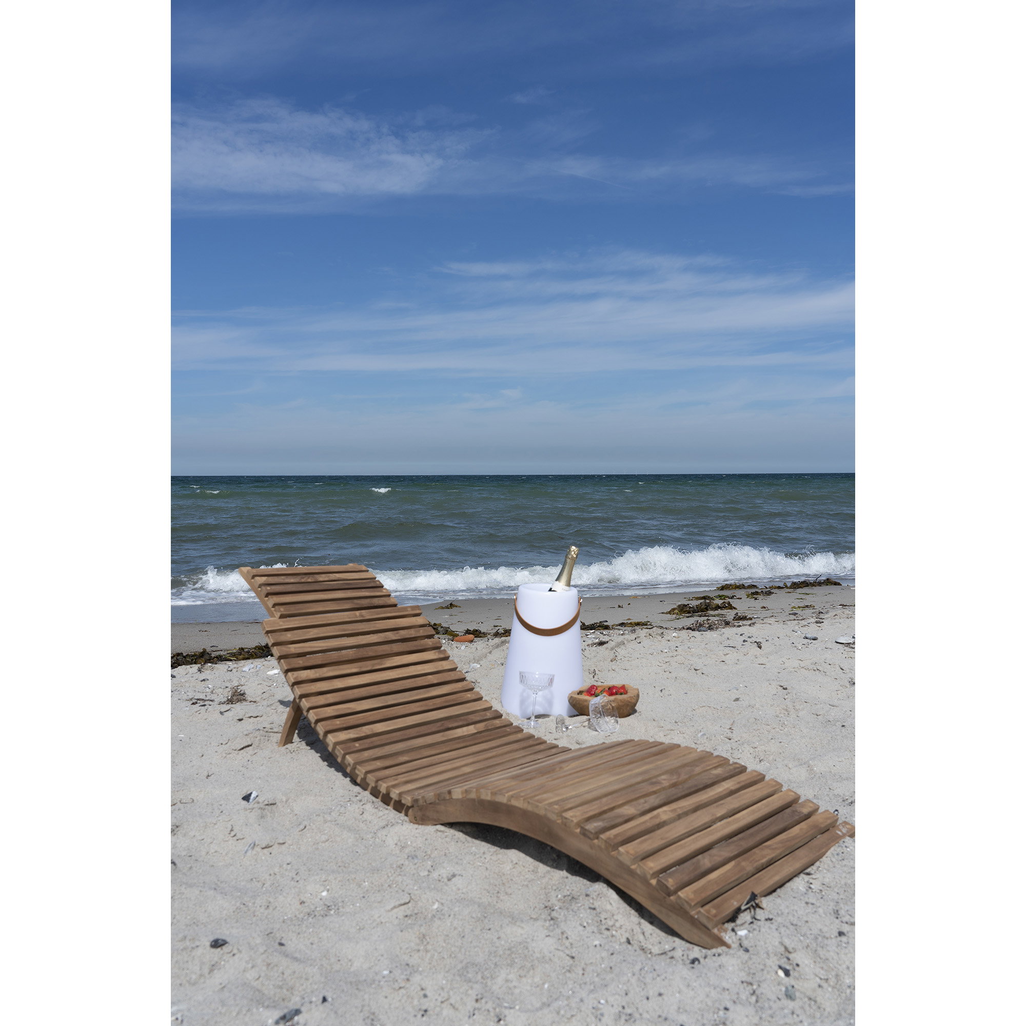Arrieta Liggestol, teak, natur - Billede 8