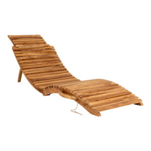 Arrieta Liggestol, teak, natur