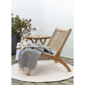 Bilbao Sidebord, teak, natur, 50x50x50 cm - Billede 11