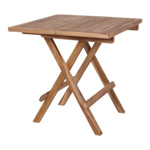 Bilbao Sidebord, teak, natur, 50x50x50 cm - Billede 3