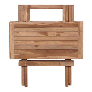 Bilbao Sidebord, teak, natur, 50x50x50 cm - Billede 5