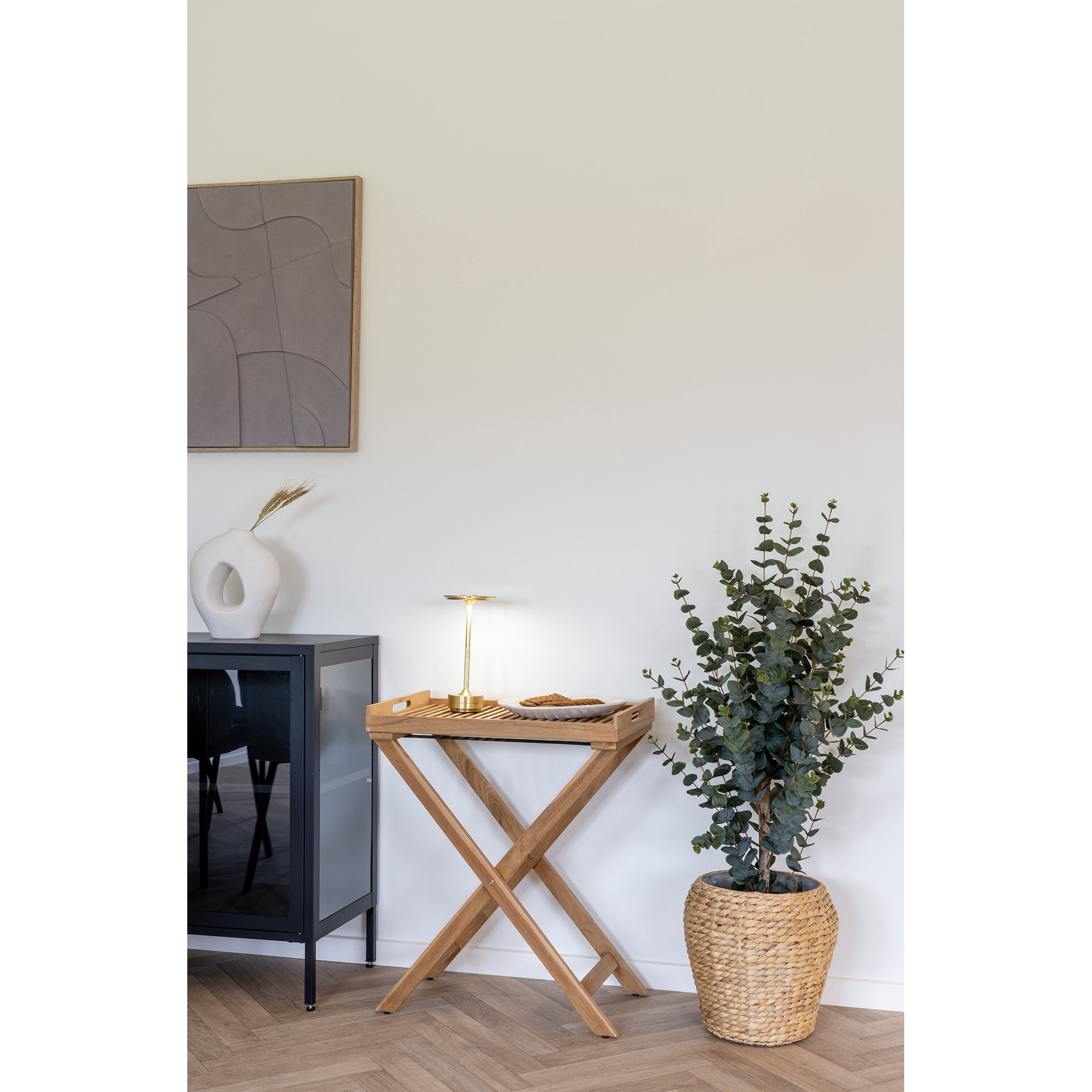 Ronda Bakkebord, teak, natur, 60x40x70 cm - Billede 11