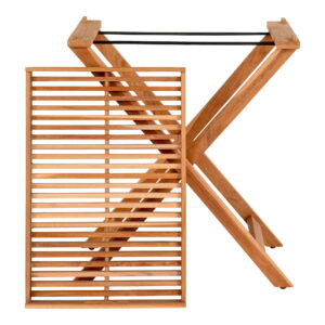 Ronda Bakkebord, teak, natur, 60x40x70 cm - Billede 4