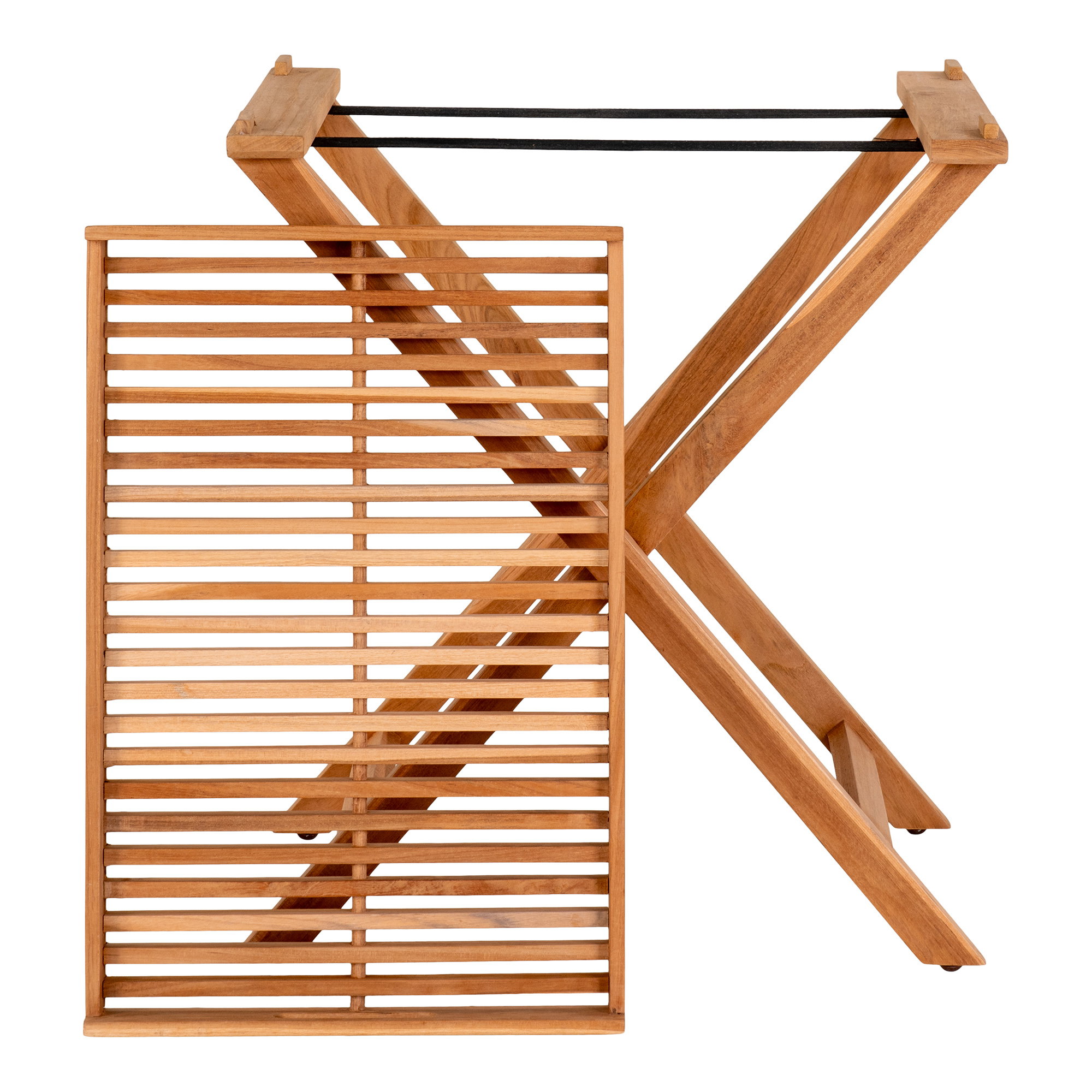 Ronda Bakkebord, teak, natur, 60x40x70 cm - Billede 4