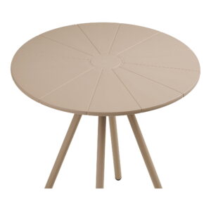 Barletta Cafébord, polypropylen/stål, taupe, ø70x73,5 cm - Billede 3