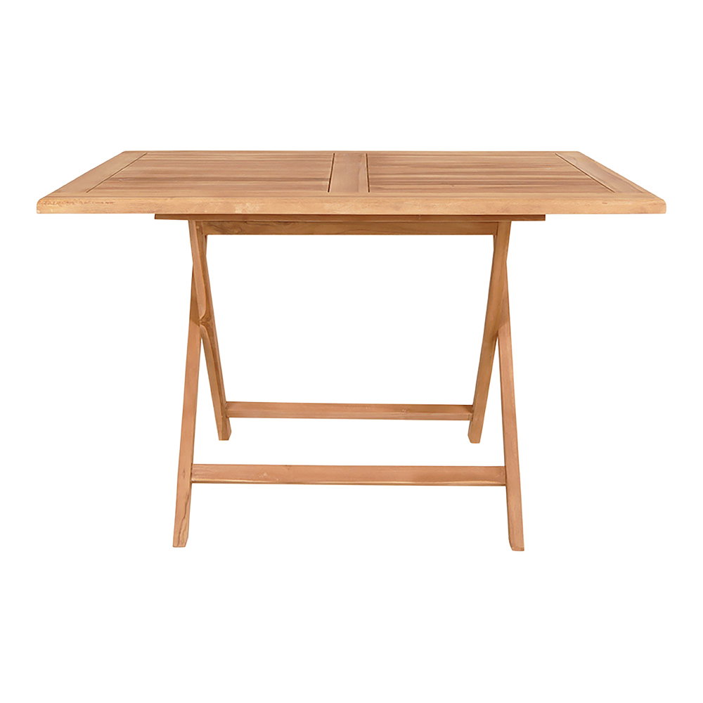 Oviedo Spisebord, teak, natur, 120x80x75 cm - Billede 2