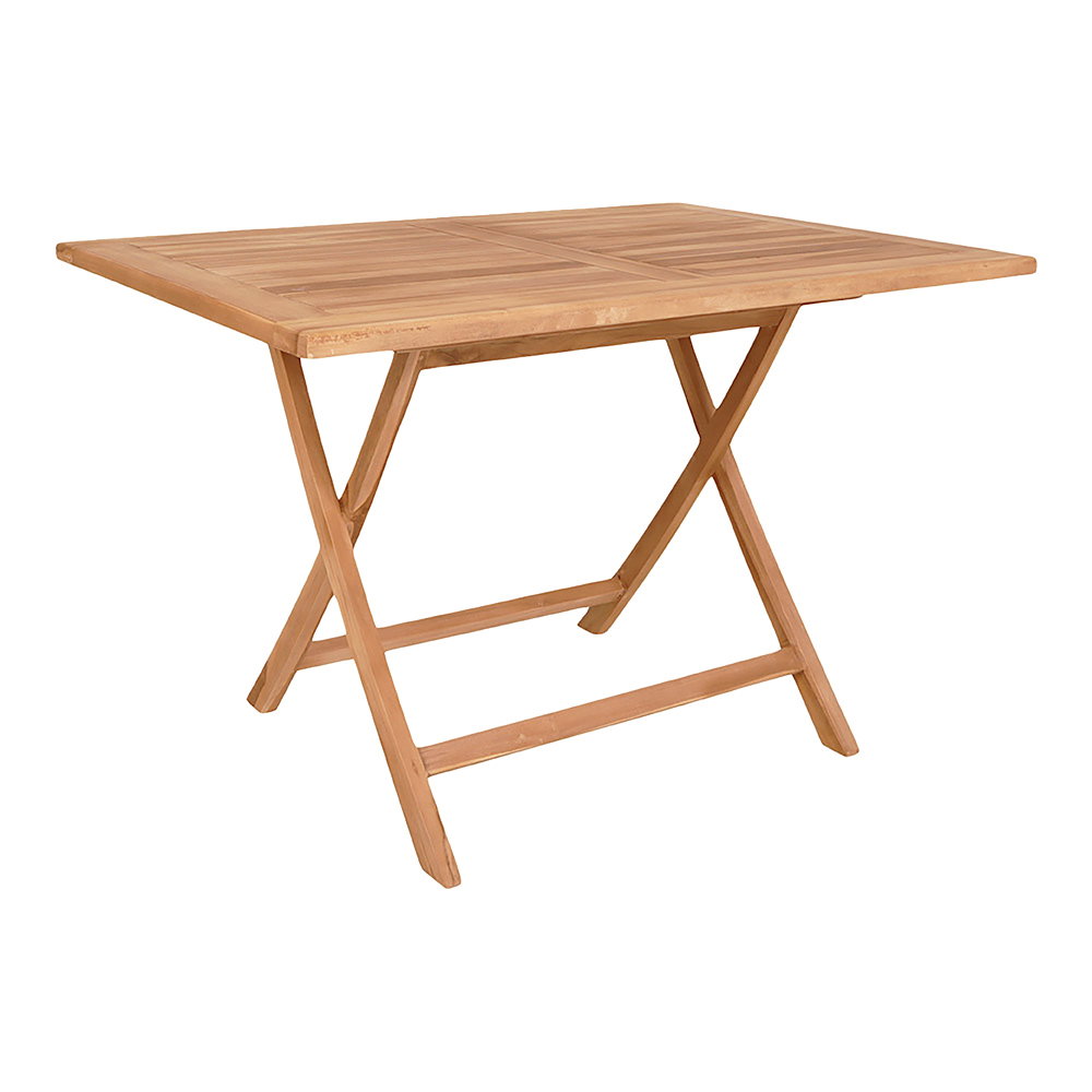 Oviedo Spisebord, teak, natur, 120x80x75 cm