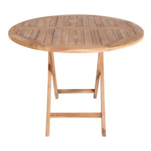 Oviedo Spisebord, teak, natur, ø100x75 cm - Billede 3