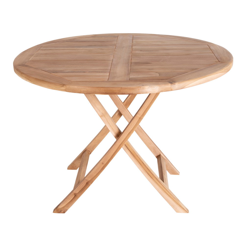 Oviedo Spisebord, teak, natur, ø100x75 cm