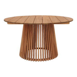 Lorca Spisebord, teak, natur, ø120x75 cm