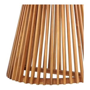 Berja Spisebord, teak, natur, 90x200x75 cm - Billede 5