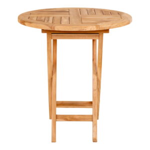 Oviedo Cafébord i teaktræ, natur, ø70x75 cm - Billede 3