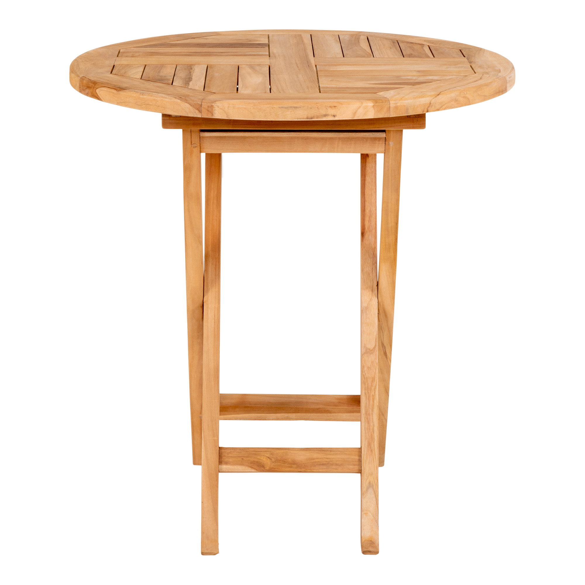 Oviedo Cafébord i teaktræ, natur, ø70x75 cm - Billede 3