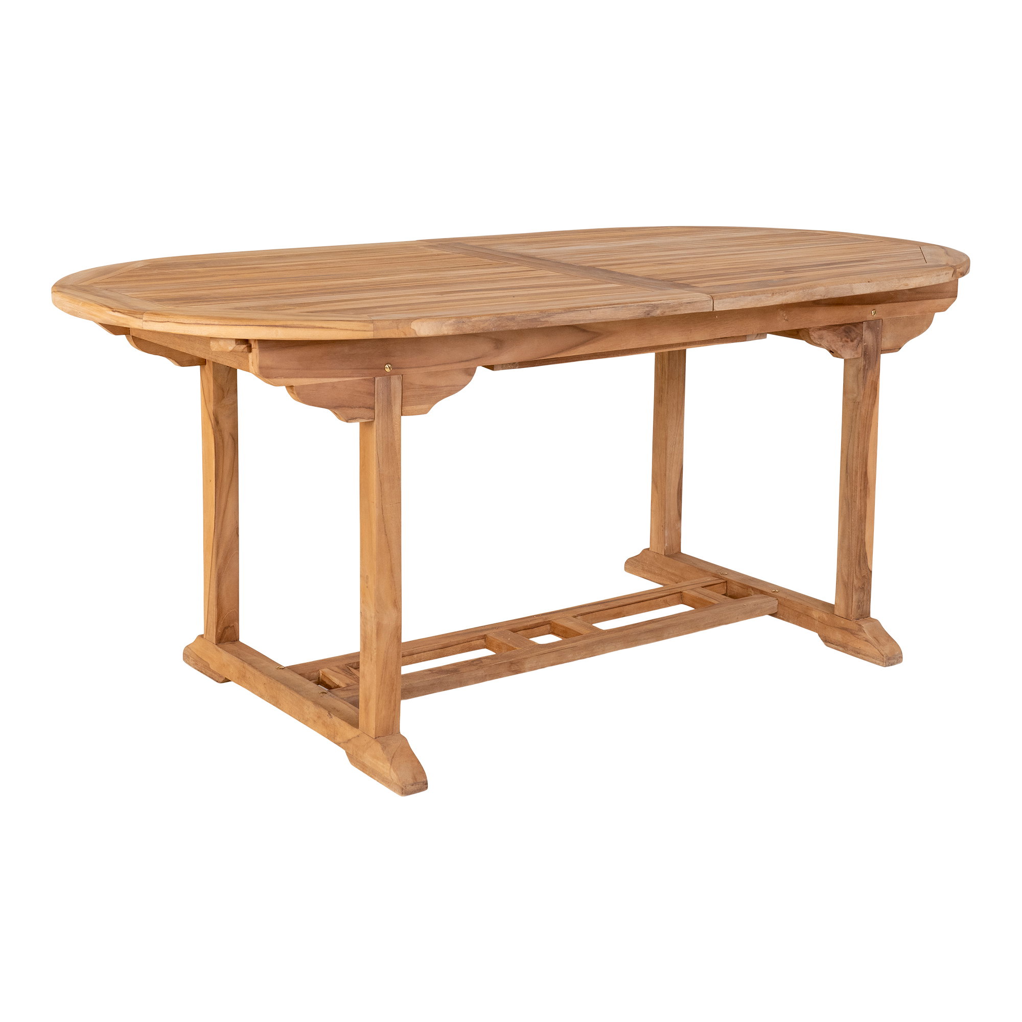 Salamanca Udtræksspisebord i teaktræ, natur, 90x180/240x75 cm - Billede 2