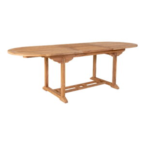 Salamanca Udtræksspisebord i teaktræ, natur, 90x180/240x75 cm - Billede 5