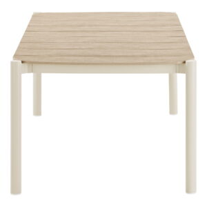 Abela Spisebord, aluminium/nonwood, sand/natur, 100x200x74 cm - Billede 3
