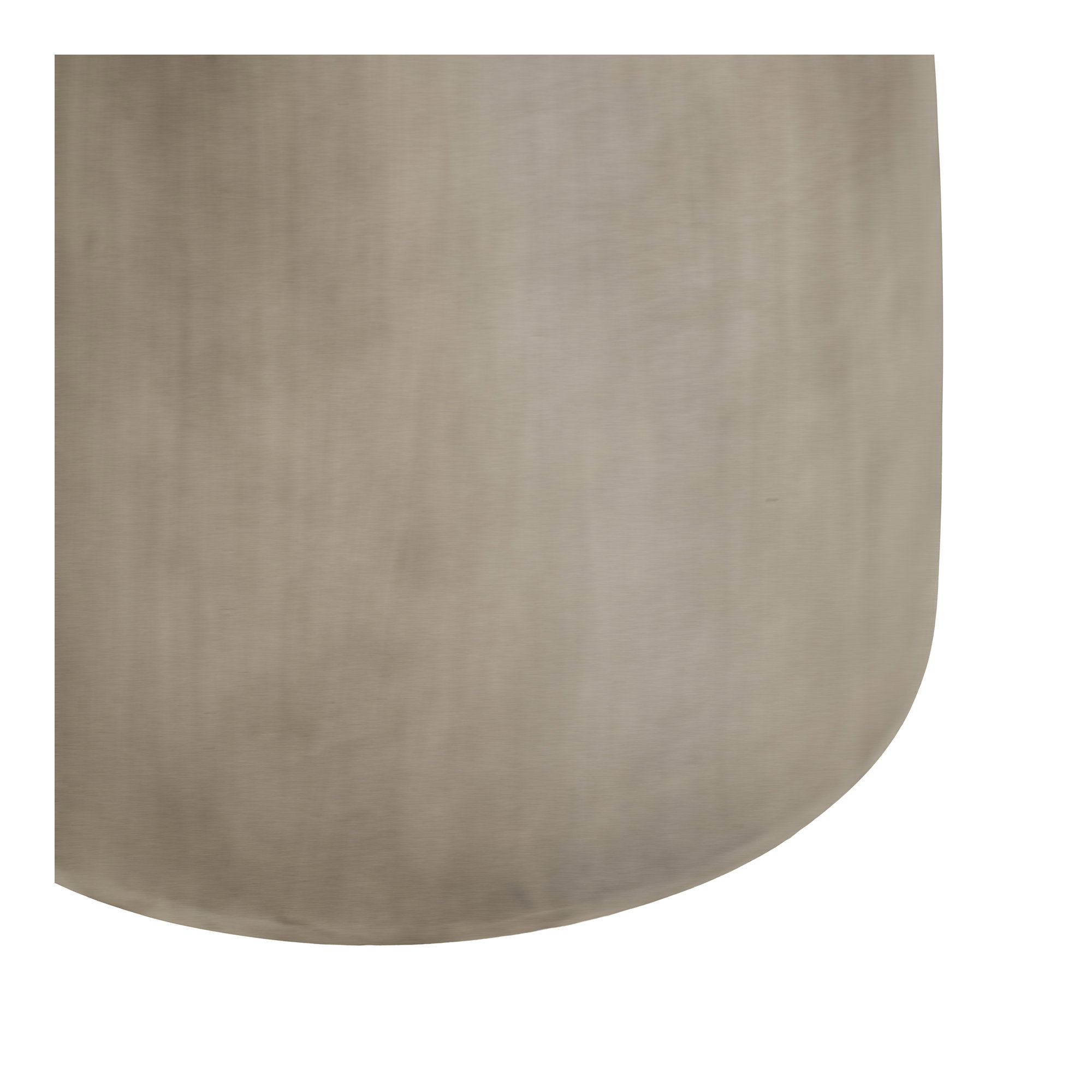 Bonnet Spisebord, fiberclay, grå, ø120x75 cm - Billede 4