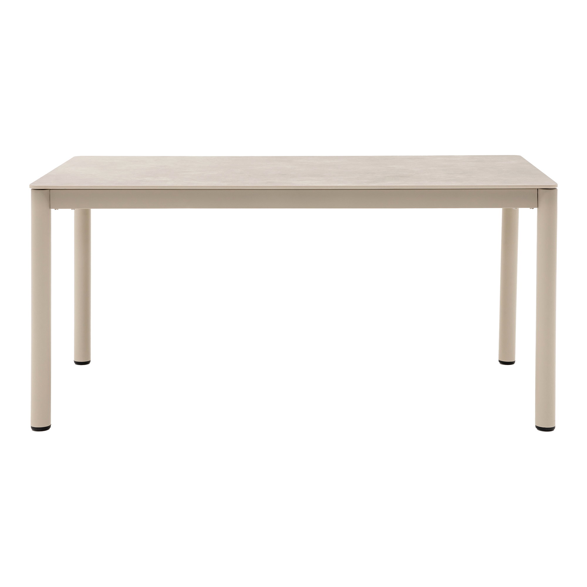 Alcudia Spisebord, aluminium/sintret sten, sand, 90x160x74 cm - Billede 2
