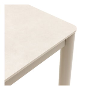 Alcudia Spisebord, aluminium/sintret sten, sand, 90x160x74 cm - Billede 3