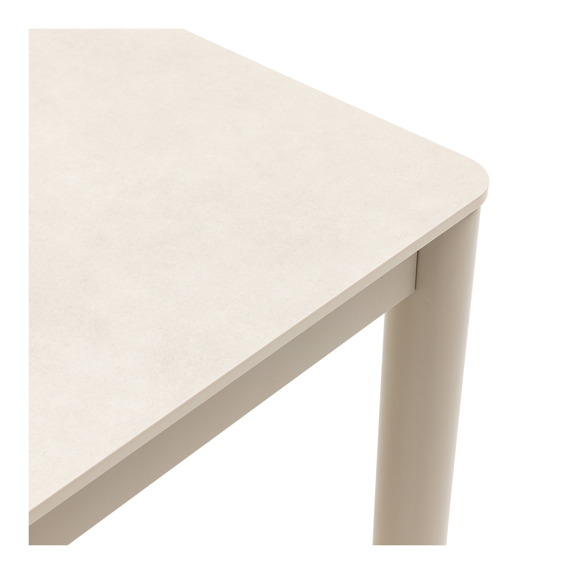 Alcudia Spisebord, aluminium/sintret sten, sand, 90x160x74 cm - Billede 3