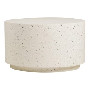 Alternative view of Bonn Sofabord, fiberclay, terrazzo look, ø70x40 cm