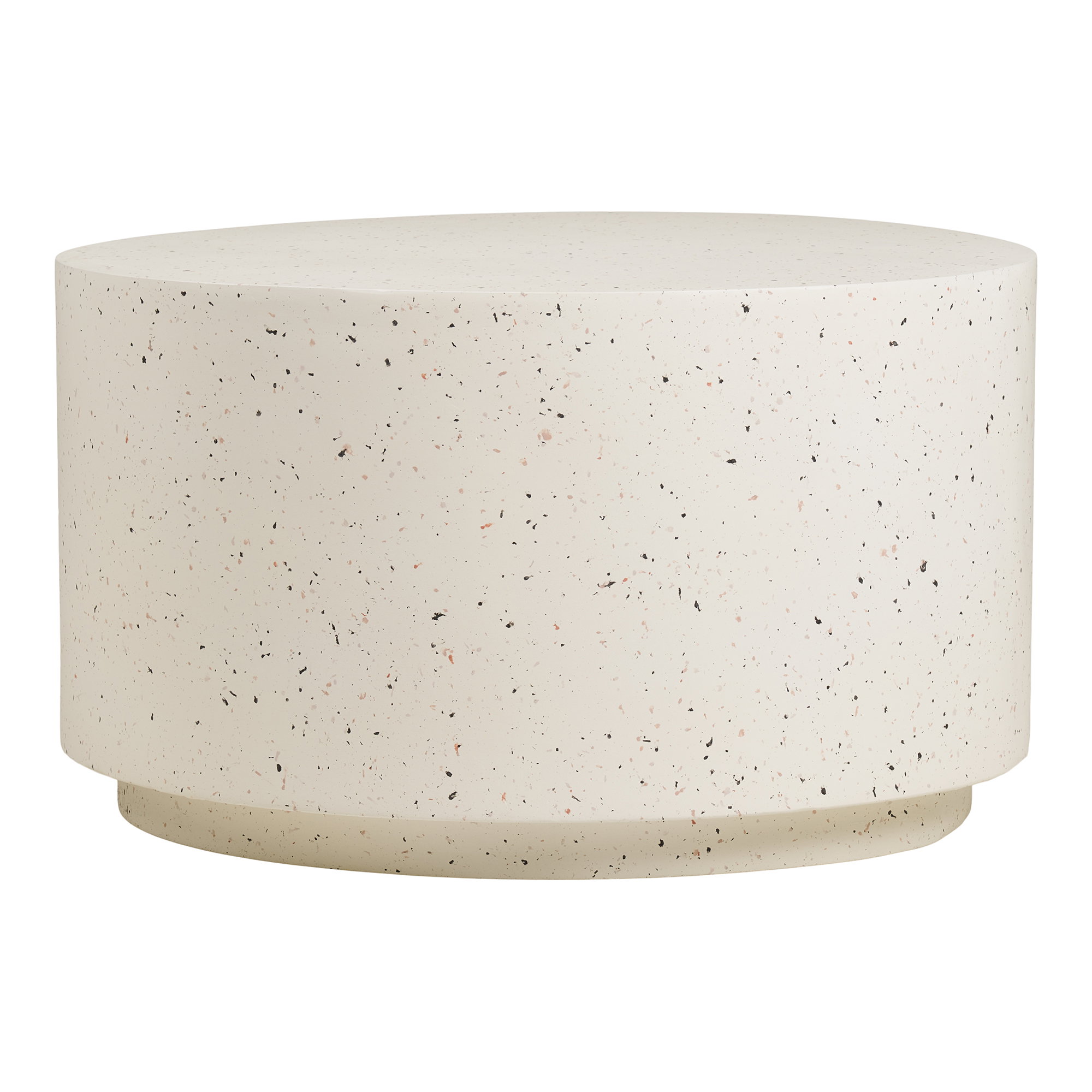 Bonn Sofabord, fiberclay, terrazzo look, ø70x40 cm - Billede 2