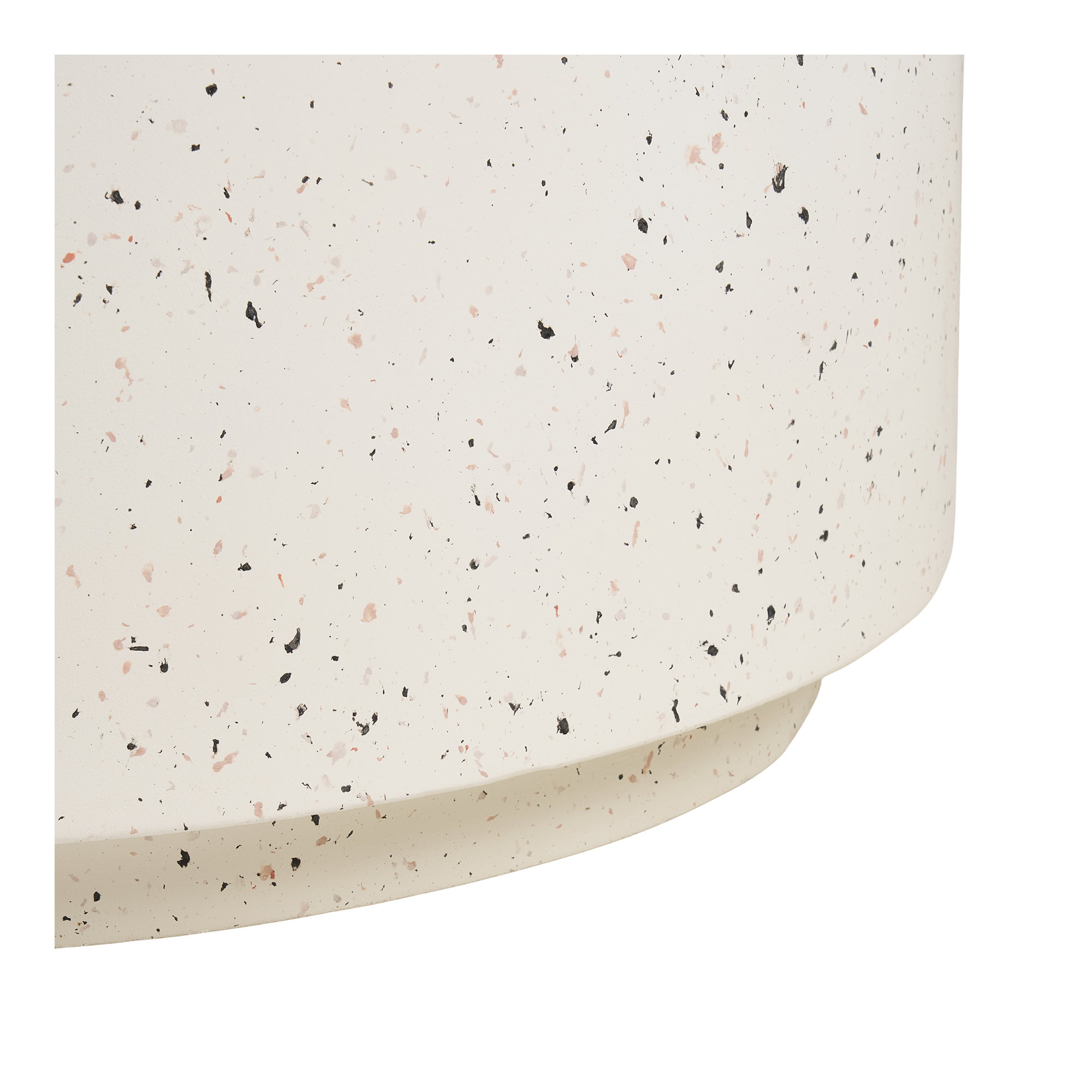 Bonn Sofabord, fiberclay, terrazzo look, ø70x40 cm - Billede 3