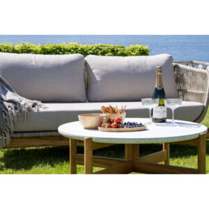 Terracina Loungesæt, akacia, beige, inkl. hynder - Billede 7