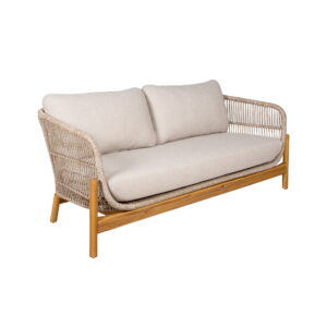 Terracina Loungesæt, akacia, beige, inkl. hynder - Billede 3