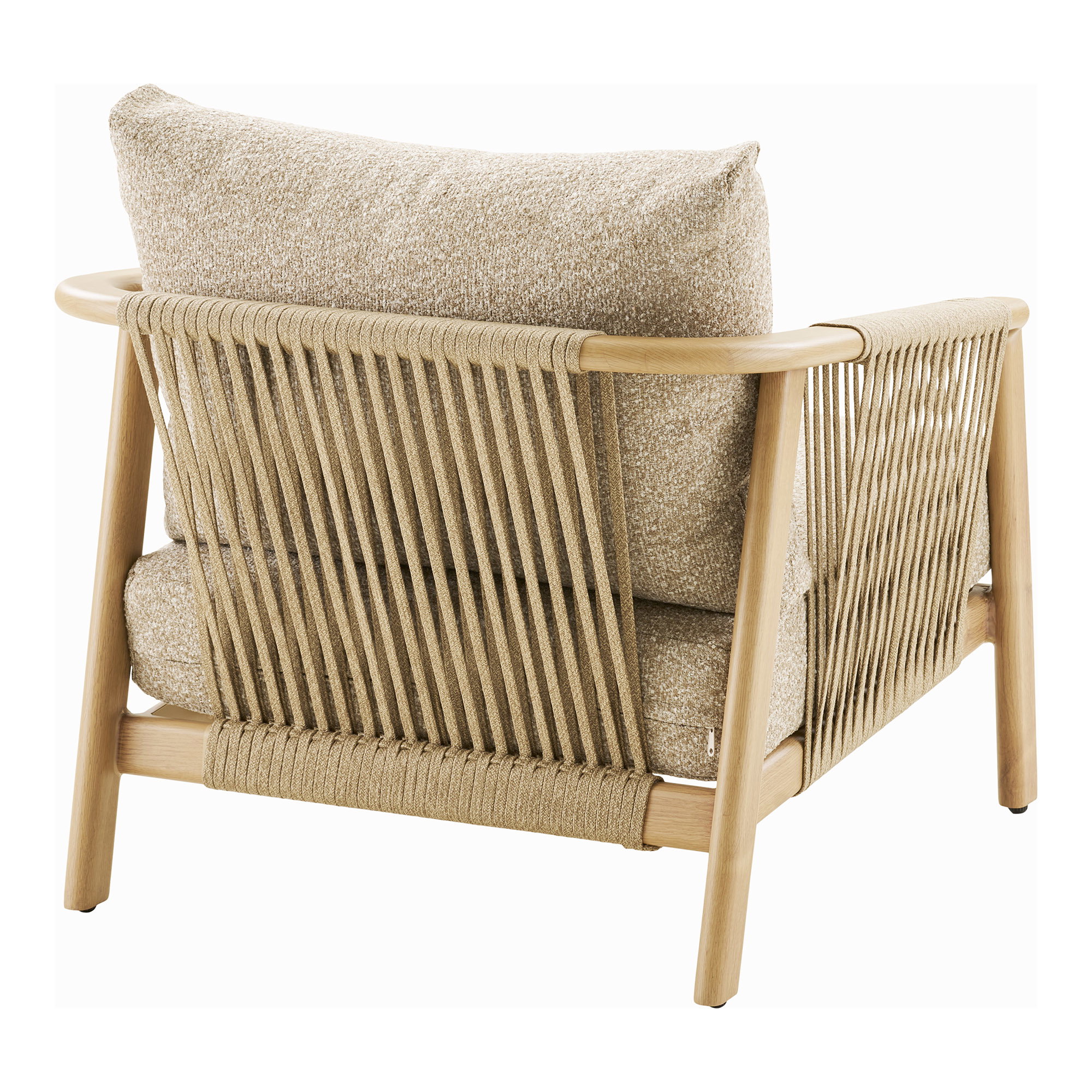 Fargo Loungesæt, aluminium, taupe/træ look, inkl.hynder - Billede 4