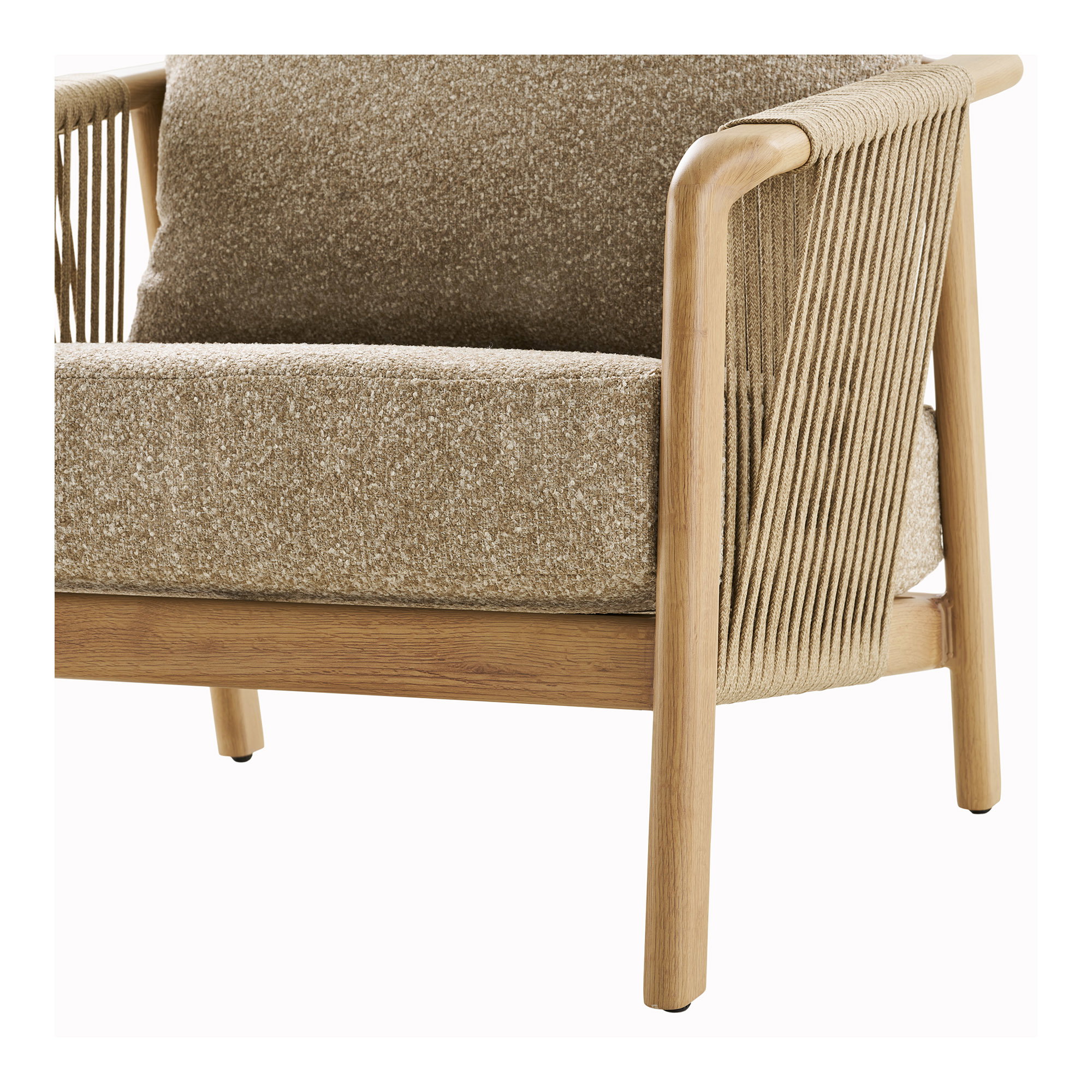 Fargo Loungesæt, aluminium, taupe/træ look, inkl.hynder - Billede 6