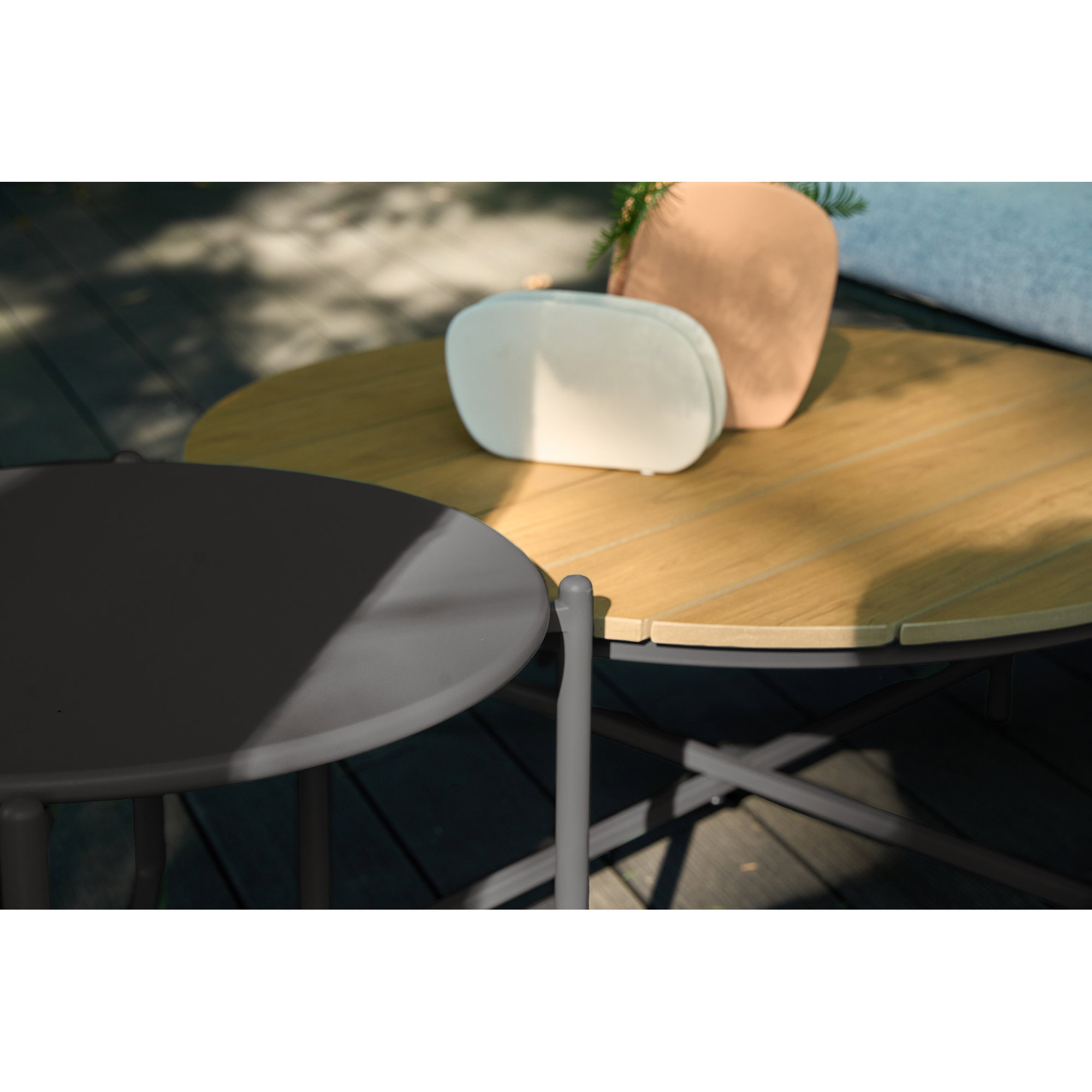 Novella Loungesæt, stål, beige, sand, inkl. hynder - Billede 11