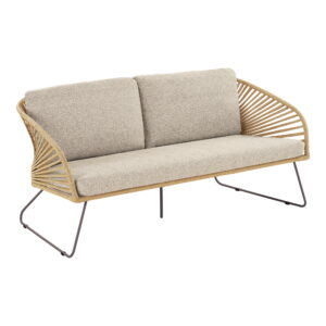 Novella Loungesæt, stål, beige, sand, inkl. hynder - Billede 3
