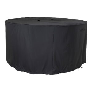 Luksus Overtræk til rundt bord 180 cm med 4 stole, 210g/m2 600D polyester PU behandlet