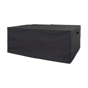 Luksus Overtræk til bord med 4 stole, 210g/m2 600D polyester PU behandlet, vandafvisende, sort