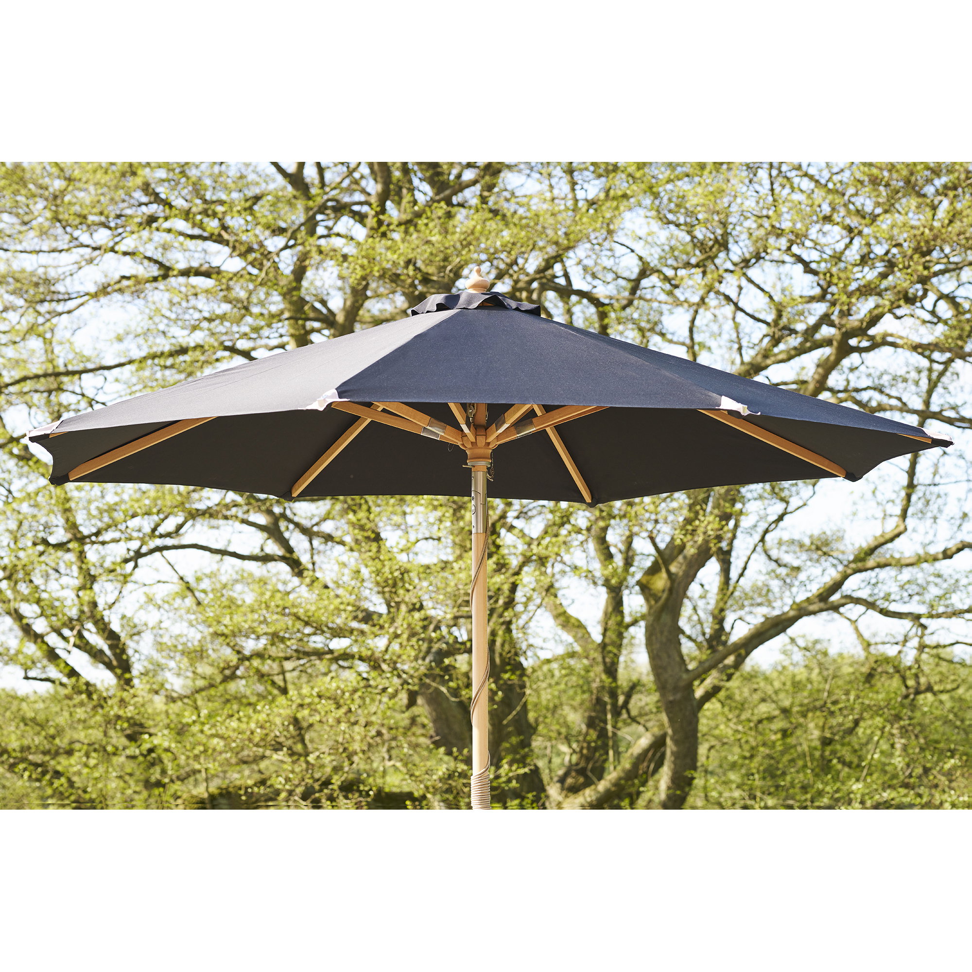 Austin Parasol med tilt, træstok, sort, ø300 cm - Billede 3