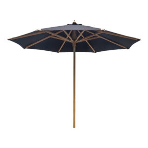 Austin Parasol med tilt, træstok, sort, ø300 cm