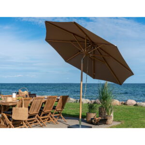 Alternative view of Austin Parasol med tilt, træstok, sand, ø300 cm